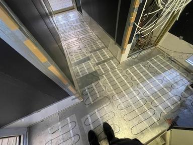 Ogrzewanie podłogowe na statku w Szczecinie