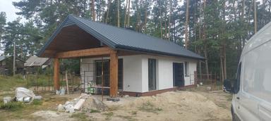 Nowo wybudowany dom w Łazach