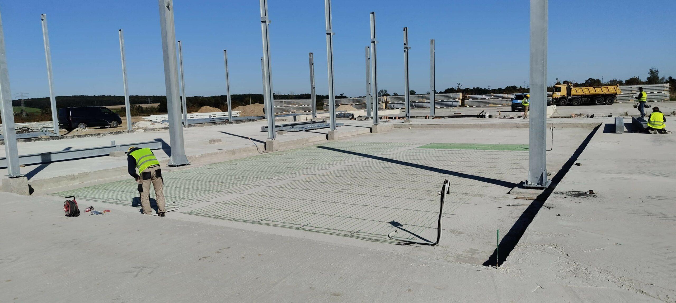 Hala produkcyjna w Sompolnie