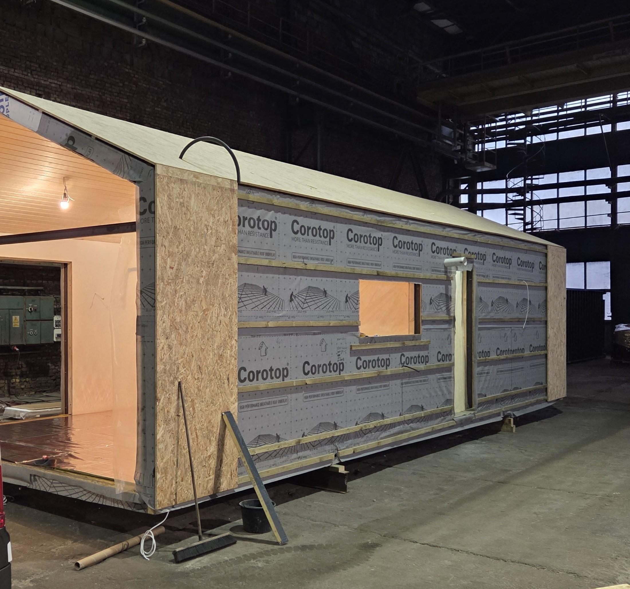 Ogrzewany dom z hali produkcyjnej w Dąbrowie Górniczej