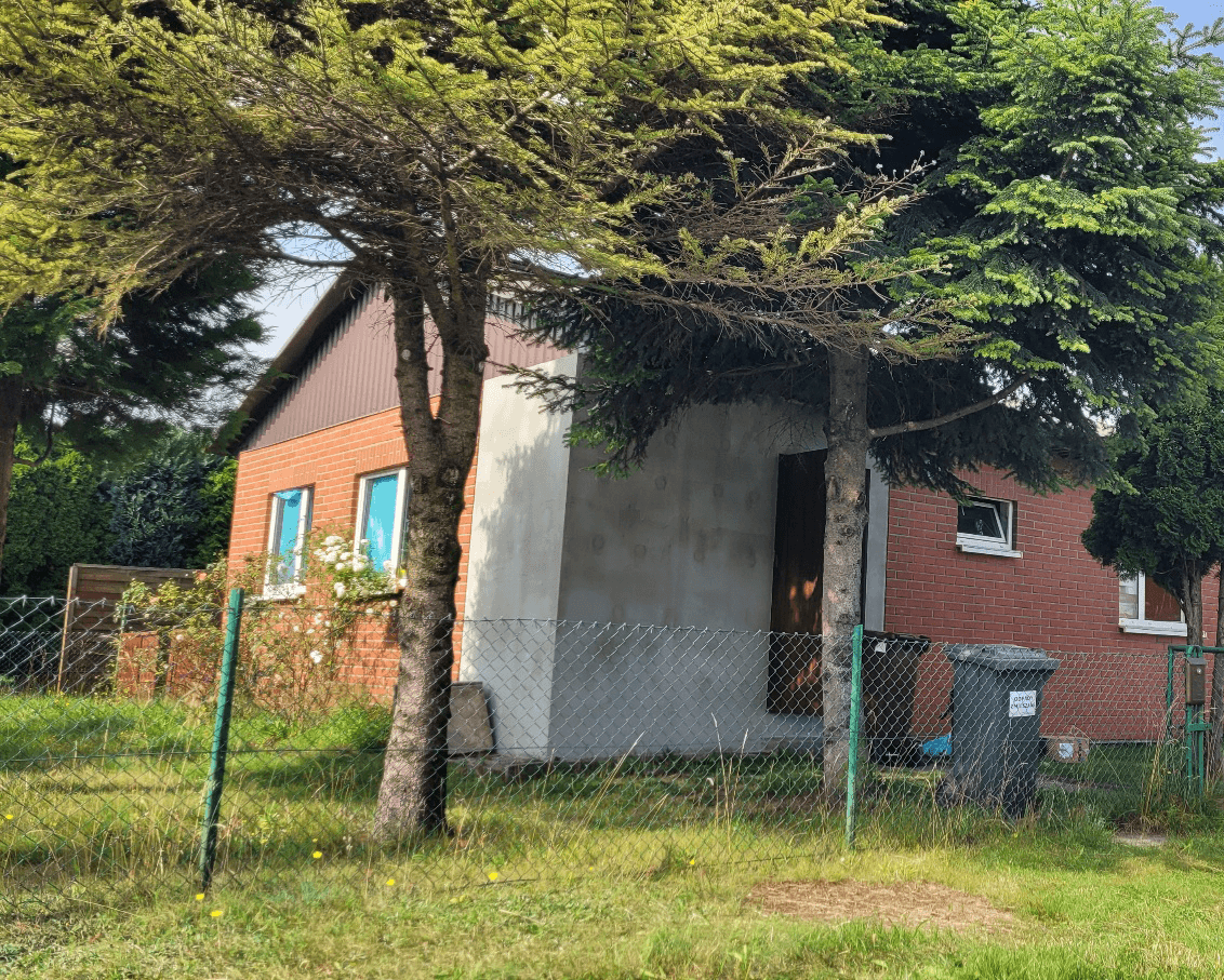Remontowany dom w Kędzierzynie-Koźlu